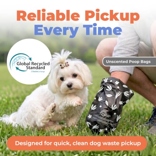 GRS Poop Bags for Dogs (GRS Black / 300 Bags)