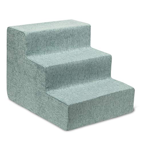 Dog Stairs & Steps (Pale Teal / H: 13.5 Inches)