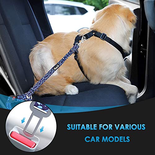 Dog Seat Belt for Car (B.Blue Paw)