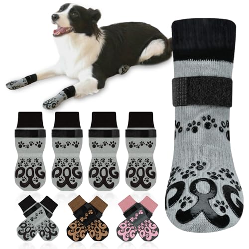 Grippy Socks for Dogs (XS(Pack of 4))