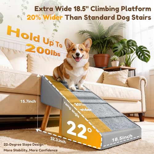 Dog Ramp for Couch (Grey)