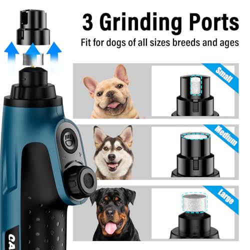 Smart 6 Speed Dog Nail Grinder (Dark Blue)