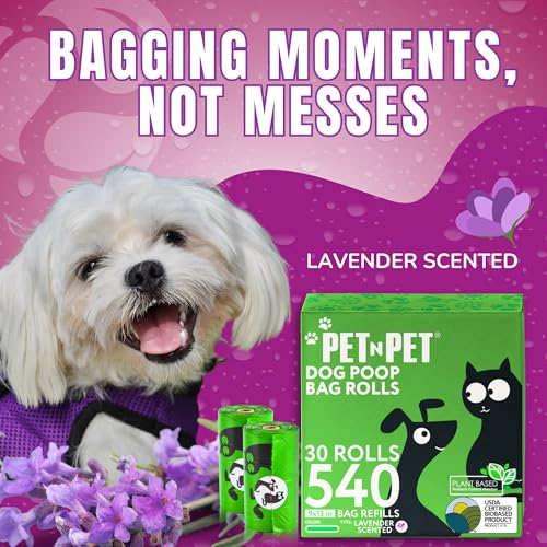Dog Poop Bags Rolls (1 Count (Pack of 540))