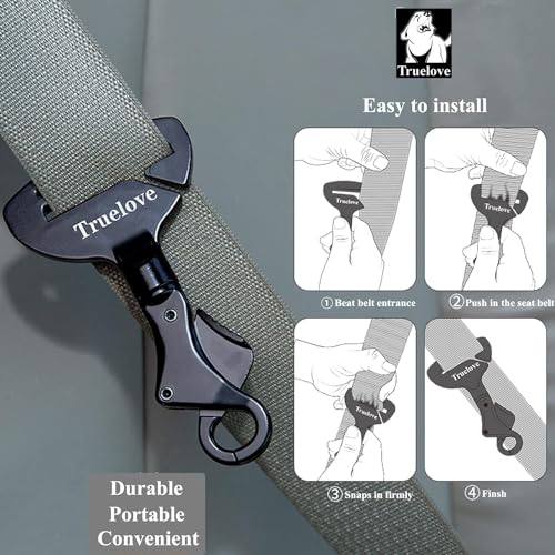 Truelove Vehicle Seat Belt Safety Buckle Lock (Gary / 2.7*4.7inch)