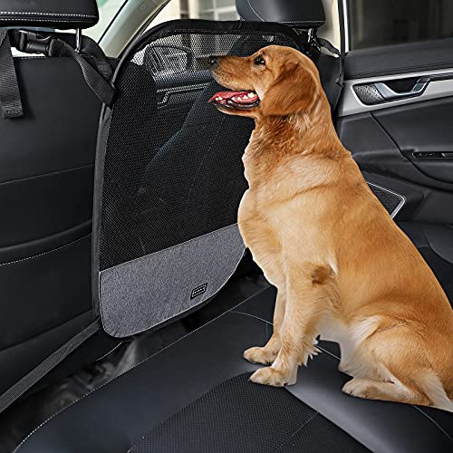 Dog Car Barrier Vehicle Pet Barrier Backseat Mesh Dog Car Divider Net with Adjusting Rope and Hook Suitable for SUV Pickup and Small Cars (Medium)