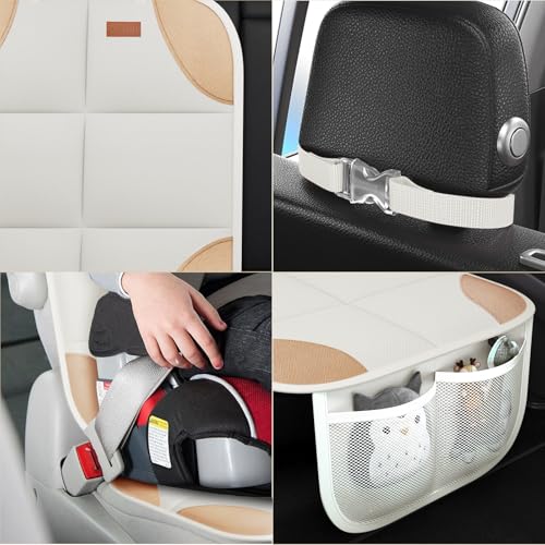2 Pack in Gift Box Car Seat Protector (Box-Beige Brown / 2PS-Box)