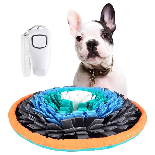 20" Dog Snuffle Mat (20 Inch with Clicker and Whistle)
