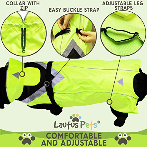 Waterproof Dog Rain Coat (Yellow / X-Large)