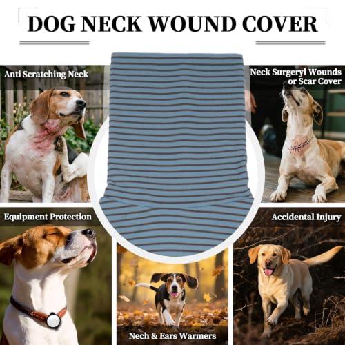 Thunder Coat for Dogs Anxiety with Hood (3XL / BlueStripe)