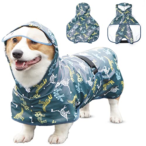 Dog Raincoat for Medium Dogs (Medium(Label Size:XXL) / Green)