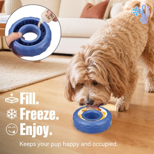 Dog Enrichment Lick Bowl (Small / Dark blue)