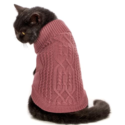 Cat Sweater Stretchy (Maple Leaf Red / Medium)