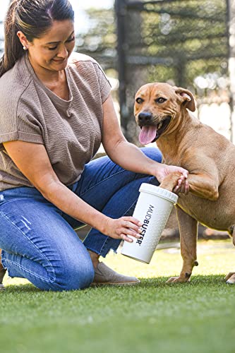 MudBuster Portable Paw Cleaner for Dogs (Bright White / Large)