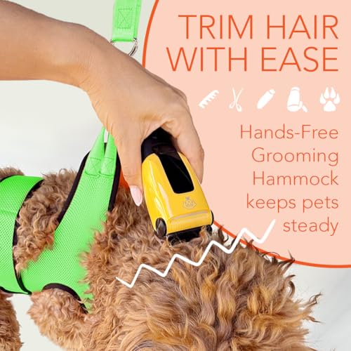 Pet Grooming Hammock (Green)