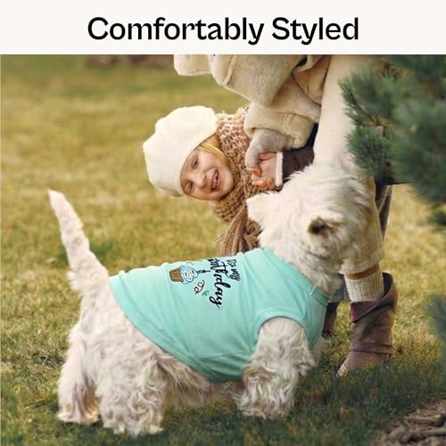Dog Shirt 100% Cotton Shirts for Medium Dogs (M)