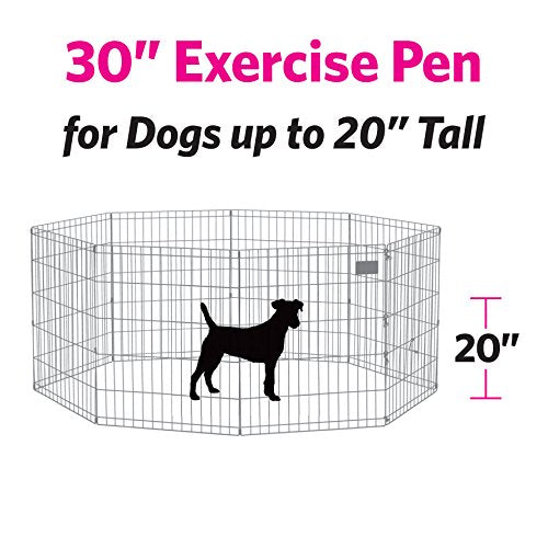 MidWest 30 Inch Exercise Pen (Gold Zinc w/ Door / 30" H)