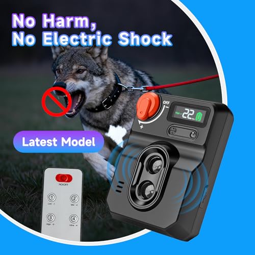 Ultrasonic dog barking deterrent devices