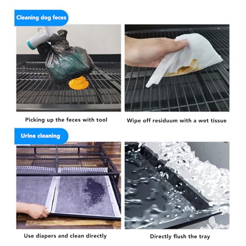 Dog Potty Training Tray with Detachable Drawer (L 37cm)