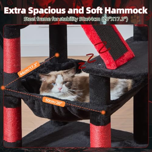 Gothic Cat Tree (Gothic / 57.5 Inches)