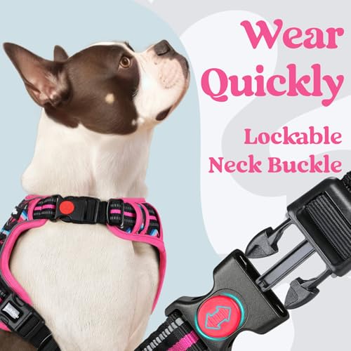Dog Harness Medium Sized (Medium / Mountain Rose)