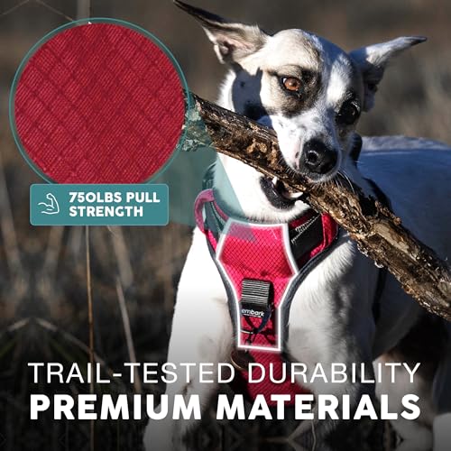 Embark No Pull Dog Harness (M / Red)