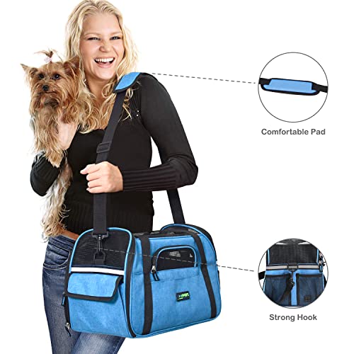Soft Sided Airline (17.0"L x 9.0"W x 11.5"H / Turquoise Blue)