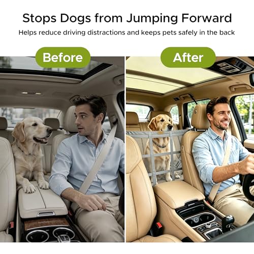 Dog Car Barrier (Grey)