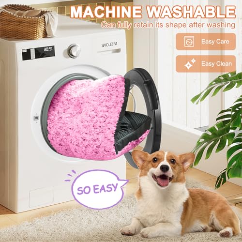 Extra Large Dog Bed (47.0"L x 29.0"W x 3.5"Th / Pink)