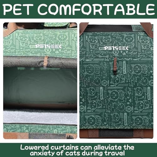Extra Large Cat Carrier Soft Sided (Green)