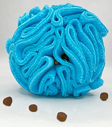 Puppy Small Breed Snuffle Dog Puzzle Ball Toy Blue Extra Small (Blue / Extra Small)