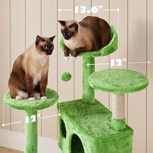 54in Cat Tree Tower (Green / 54in)