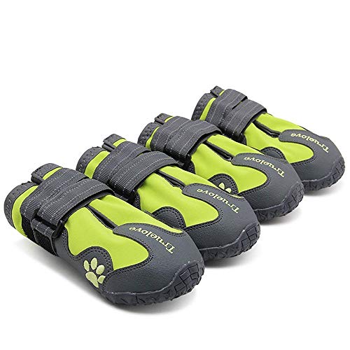 Dog Shoes Waterproof Anti (1# / Neon Yellow)