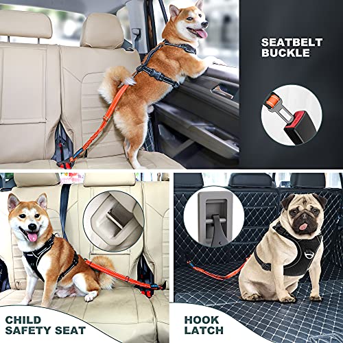 Dog Seat Belt 3 (Orange)