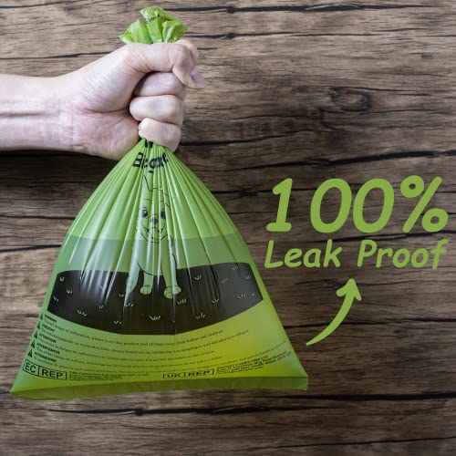 Poop Bags for Dog Waste (Green / 1 Count (Pack of 1080))