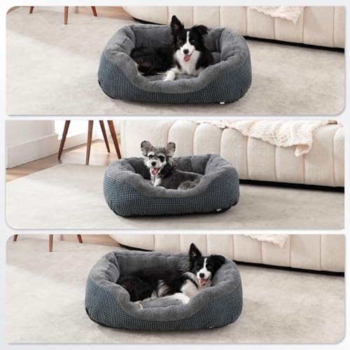 Dog Bed Medium Size (M (30"x24"x9") / Dark Grey)