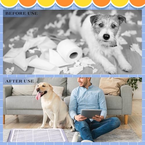 Dog Pee Pad Holder Tray with Mesh Potty Training (25.59 x 18.90 Inch)
