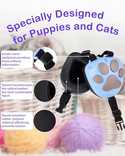 Dog Ear Muffs Noise Protection (Blue / Medium)