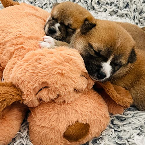 Snuggle Puppy Heartbeat Toy (Biscuit / 1 Count (Pack of 1))
