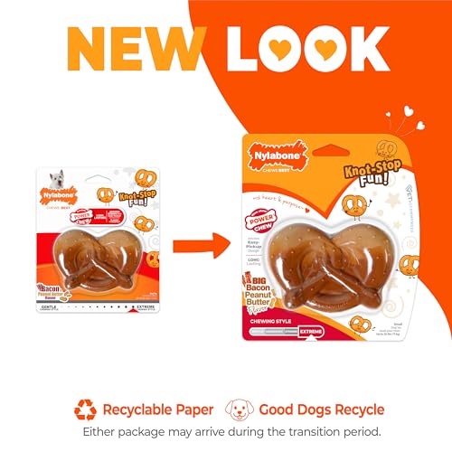Power Chew Pretzel Dog Chew Toy (Pretzel 1 Pack / Small)