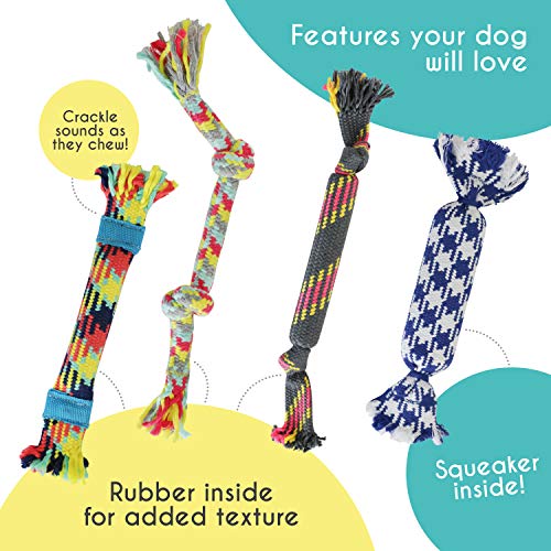 Puppy Tug Rope Toys for Small Dogs