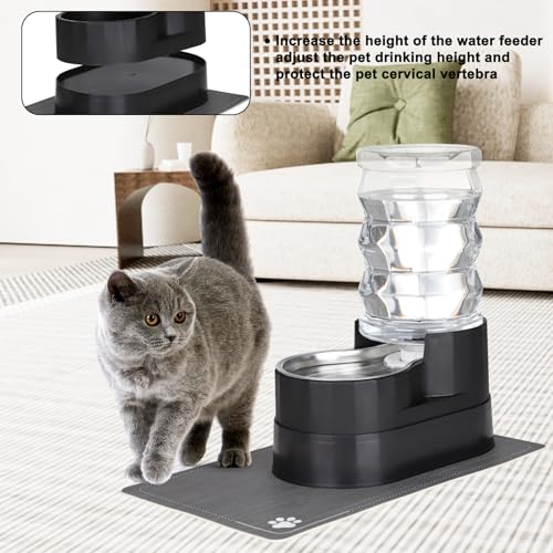 7L Elevated Dog Water Dispenser (7L / Black)