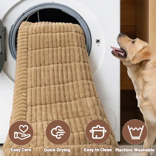 Dog Car Seat Waterproof Bed Cover Back Seat Brown 23.6”x51” (Brown / 23.6”x51”)