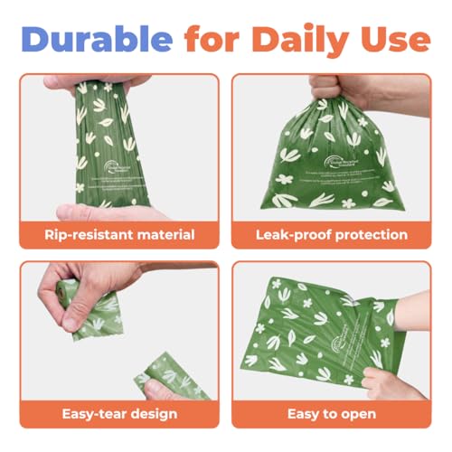GRS Poop Bags for Dogs (GRS Green (Unscented) / 300 Bags)