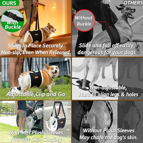 Dog Lift Harness Sling for Medium Dogs (M)
