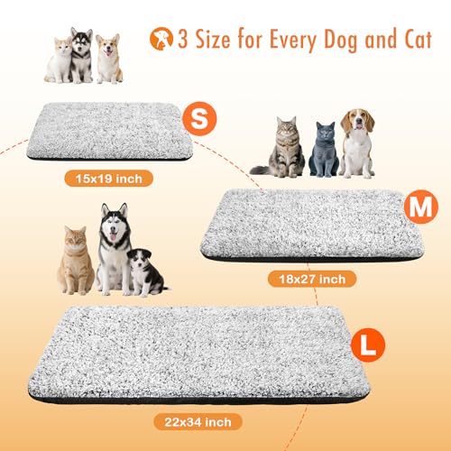 Self Warming Cat Bed (Gray / 22"x34")