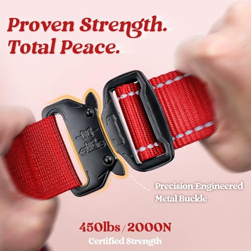 Tactical Dog Harness for Large (Red Reflex / Large)