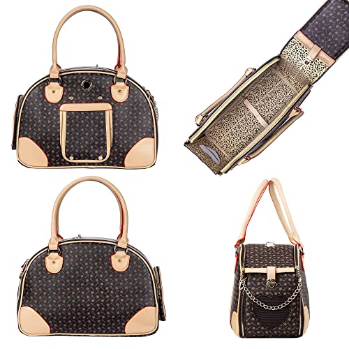 Luxury Pet Carrier (Coffee)