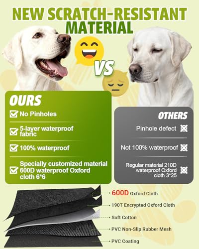 Dog Car Seat Cover (Black / XL- (60*64 ))