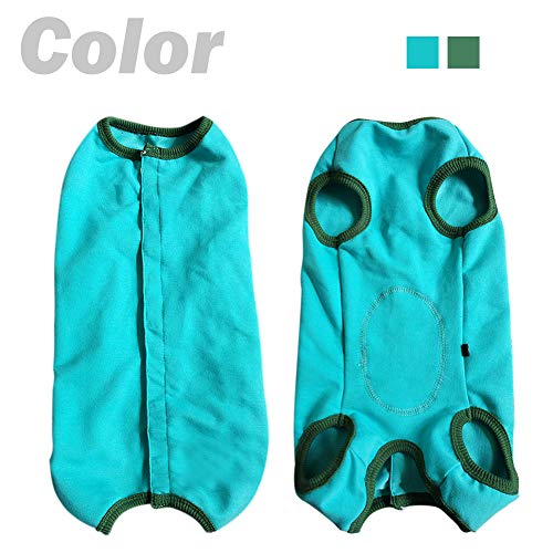 Dog’s Recovery Suit Post Surgery Shirt for Puppy (XX-Small / blue)