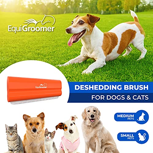 5 Inch Undercoat Deshedding Brush for Dogs & Cats (5 Inch / Orange)